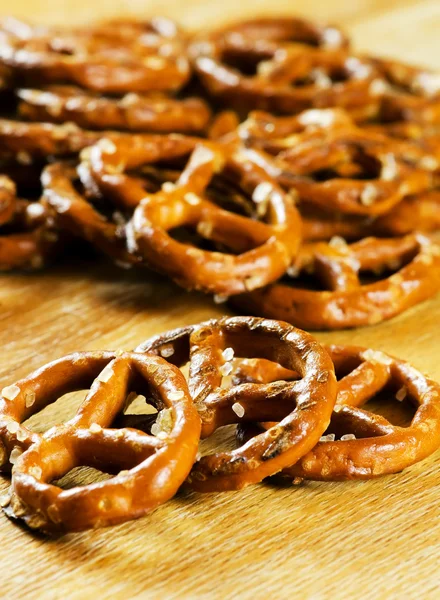 Salted pretzels. — Stock Photo, Image