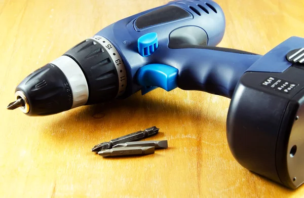 Cordless drill. — Stock Photo, Image