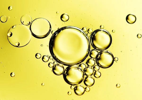 Gotas de óleo . Imagem De Stock