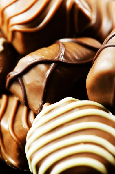 Chocolate pralines. — Stock Photo, Image