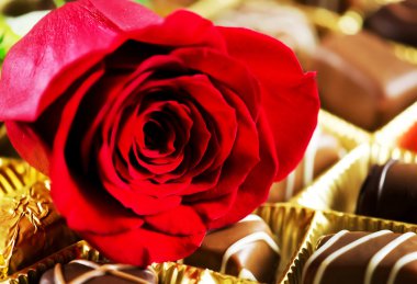 Çikolatalı pralin.