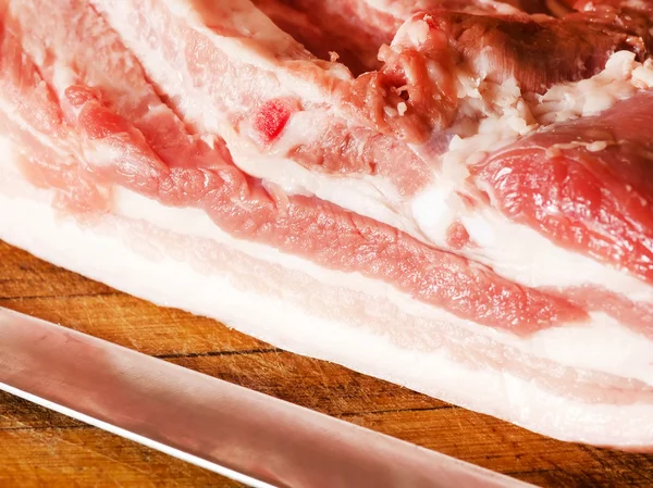 Verse rauwe varkensvlees. — Stockfoto