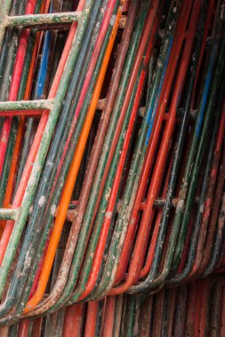 yapı malzemeleri inşaat iş sitesi demir