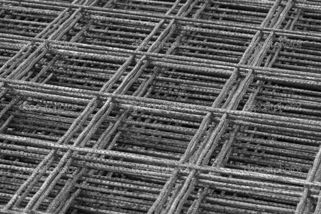 Construction job site iron building materials — Stock Photo