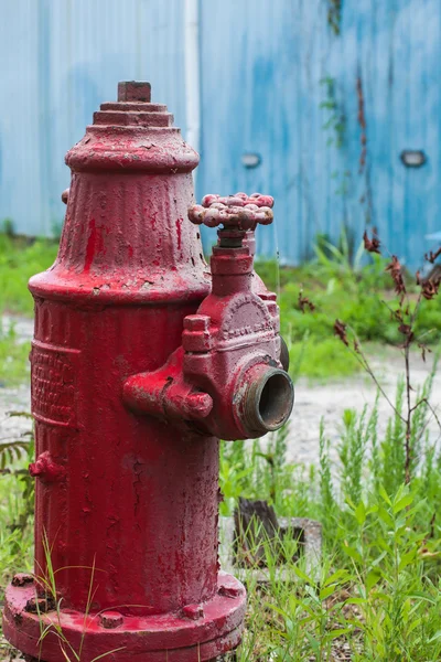 Industrial fire hydrant plug — Stock Photo, Image