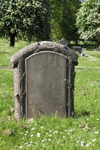 Blank Gravestone — Stock Photo, Image