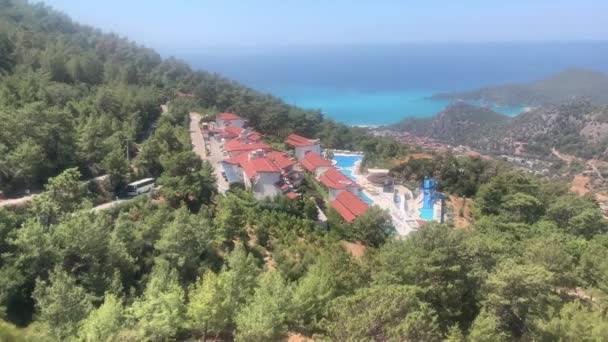 Téléphérique Jusqu Mont Babadag Voiture Levage Sur Une Haute Montagne — Video