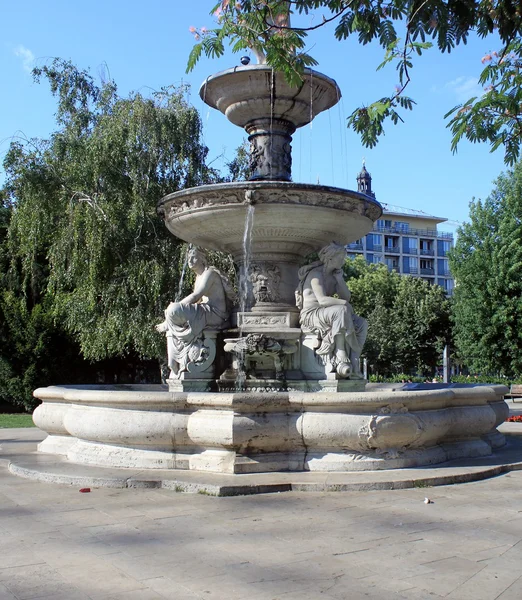 Budapeşte, Macaristan, Avrupa'nın bir parkta Çeşmesi