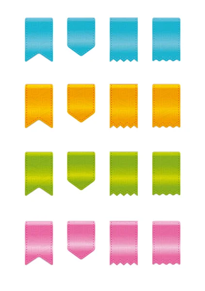 Étiquettes avec motif — Image vectorielle