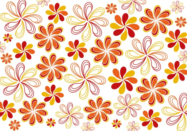 Patrón de flor — Archivo Imágenes Vectoriales