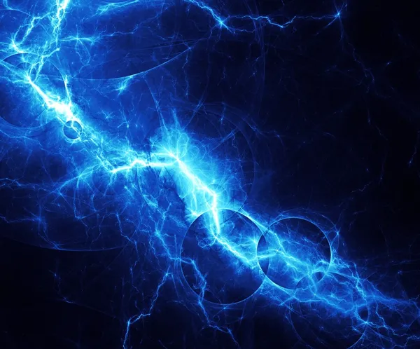 Blue lightning — Stock Photo, Image