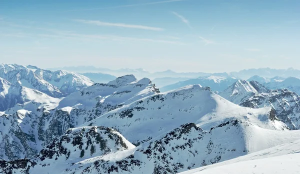 Alpes de inverno — Fotografia de Stock