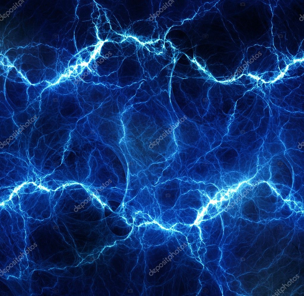 Blue lightning Stock Photo by ©cappa 26630793