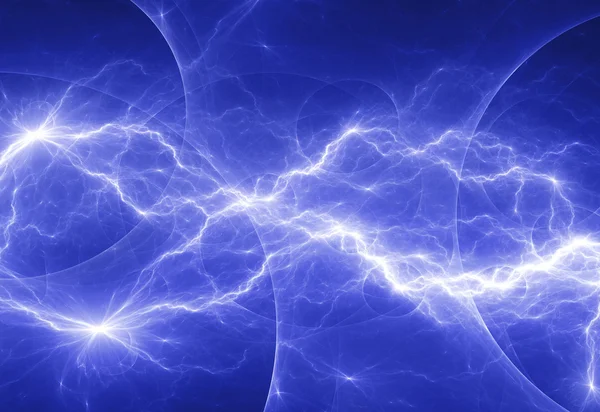 Blue fantasy lightning — Stock Photo, Image