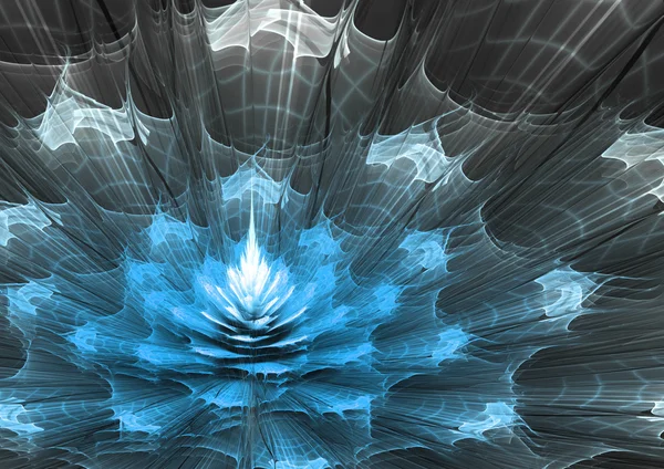 Flor fractal abstracta — Foto de Stock
