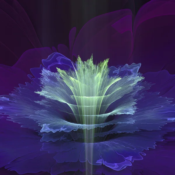 Soyut fraktal çiçek — Stok fotoğraf