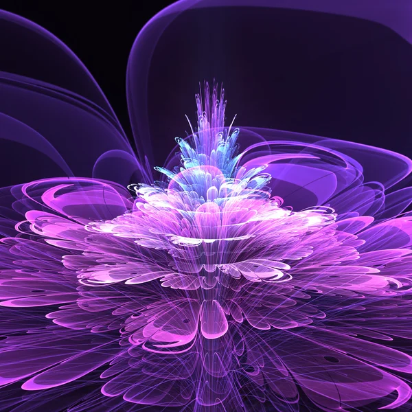 Abstract fractal flower — Stock Photo, Image