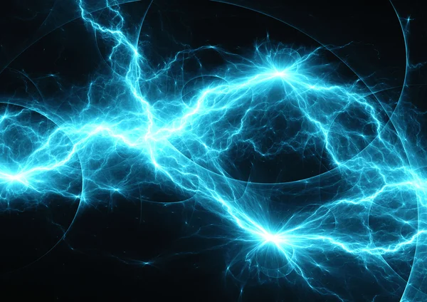 Blue fantasy lightning — Stock Photo, Image