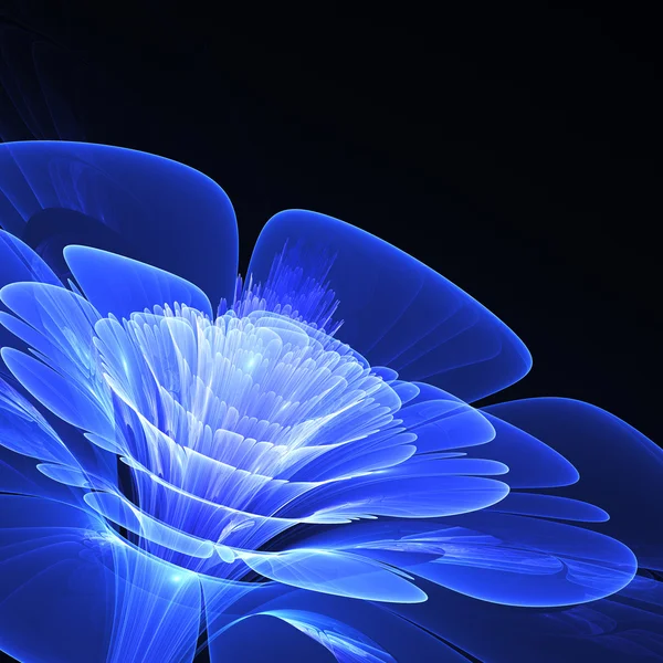 Bunga fraktal abstrak — Stok Foto