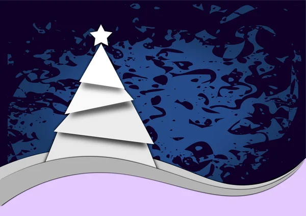 Árbol de Navidad abstracto — Archivo Imágenes Vectoriales