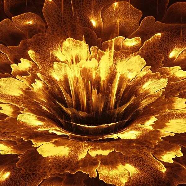 Flor dorada — Foto de Stock