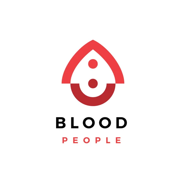 Familia Gota Sangre Donar Donación Padres Hijos Madre Padre Hijo — Vector de stock