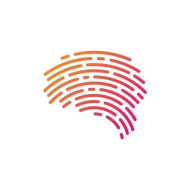 brain tech smart digital idea logo template vector icon