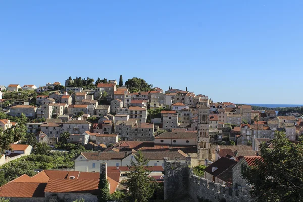 Uitzicht op split stad — Stockfoto