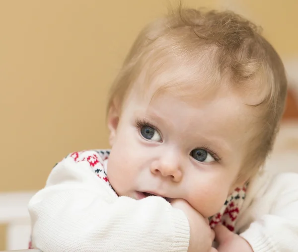 Ritratto del bambino di 9 mesi . — Foto Stock