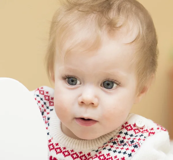 Retrato del bebé de 9 meses . — Foto de Stock