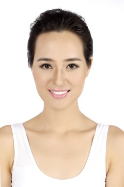 iyi bir cilt ince Asya Güzeli