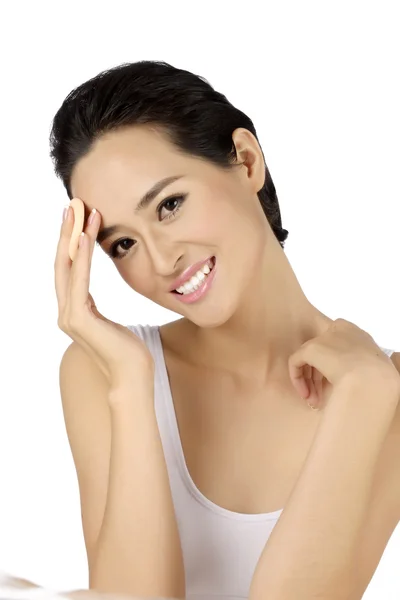 Asiático delgado belleza con buena piel — Foto de Stock