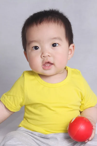 Cute little baby sitting — Stock Photo, Image