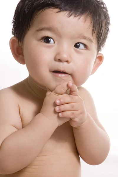 Adorable asian baby — Stock Photo, Image