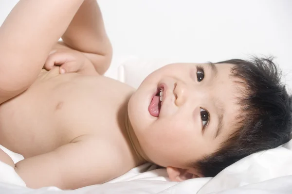 Adorable asian baby — Stock Photo, Image