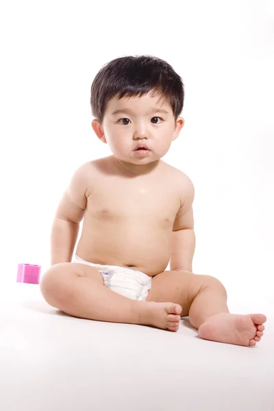 Adorable asian baby — Stock Photo, Image