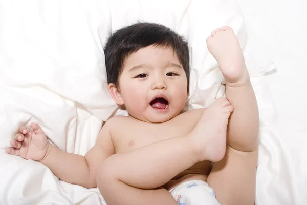 Azjatycki noworodek — Zdjęcie stockowe