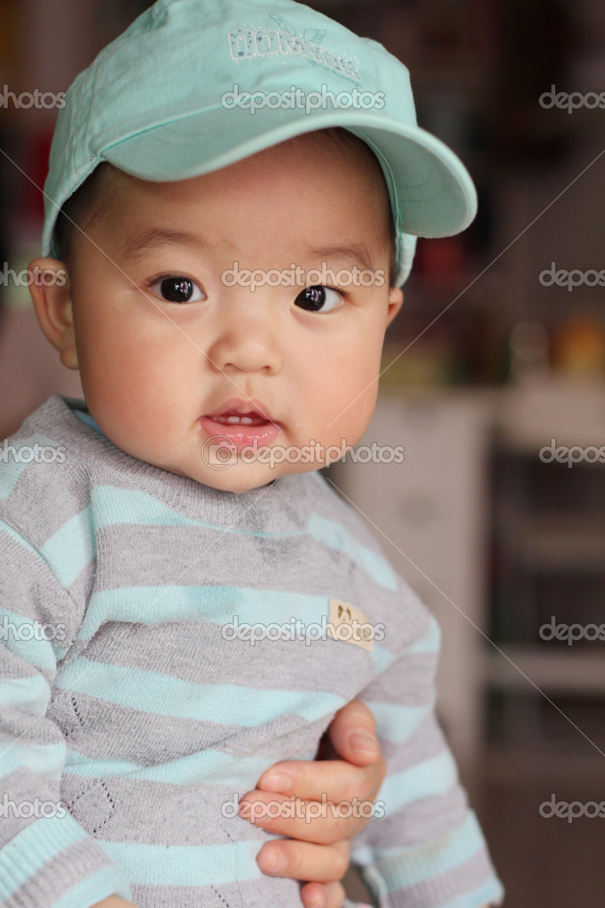 cute baby boy asian