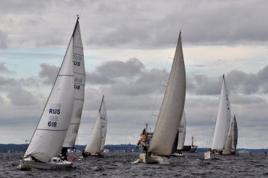 Yelkenli tekneler yarış