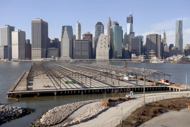 Manhattan midtown manzarası.