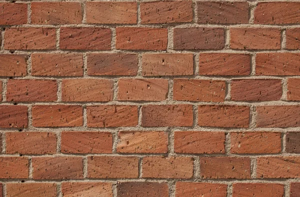 Rode bakstenen muur. — Stockfoto