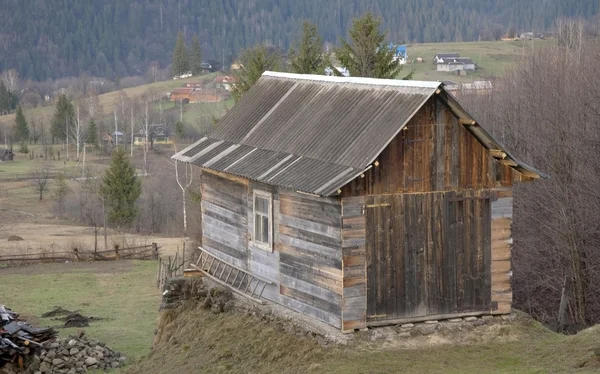 Houten huis. — Stockfoto