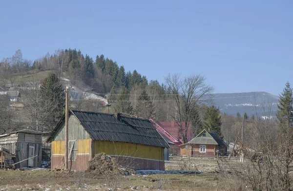 Spring in the village. — Stock Photo, Image