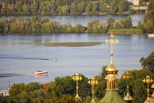 Landscape of the Dnieper River. — Stock Photo, Image