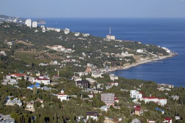 Karadeniz kıyı şeridi Kırım.