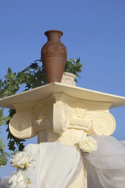 Détail de la décoration de fête à l'extérieur . — Photo