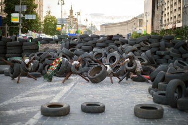 Barikatlar Kiev.