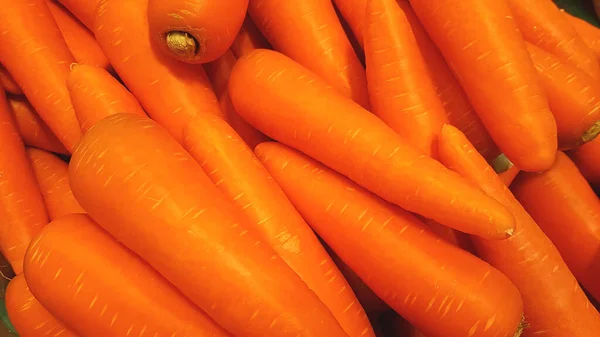 Muchas Zanahorias Colocan Juntas Tienda Para Venta Imágenes de stock libres de derechos