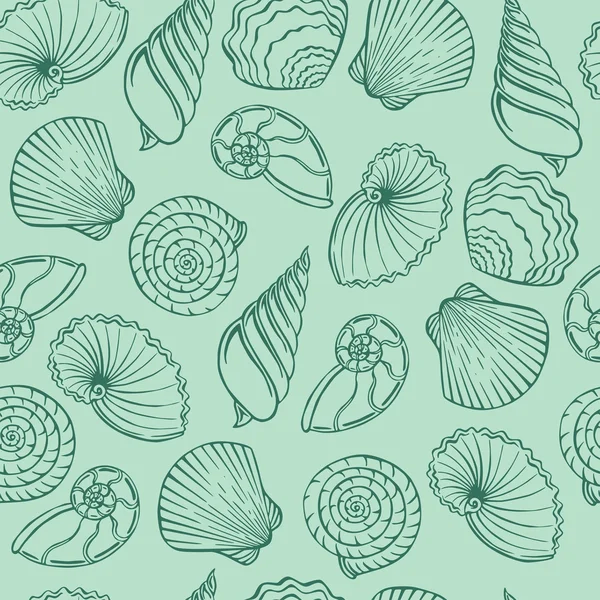貝殻のパターン ベクトル — ストックベクタ