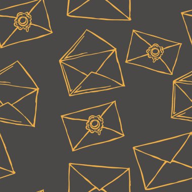 vektör desen zarflarla